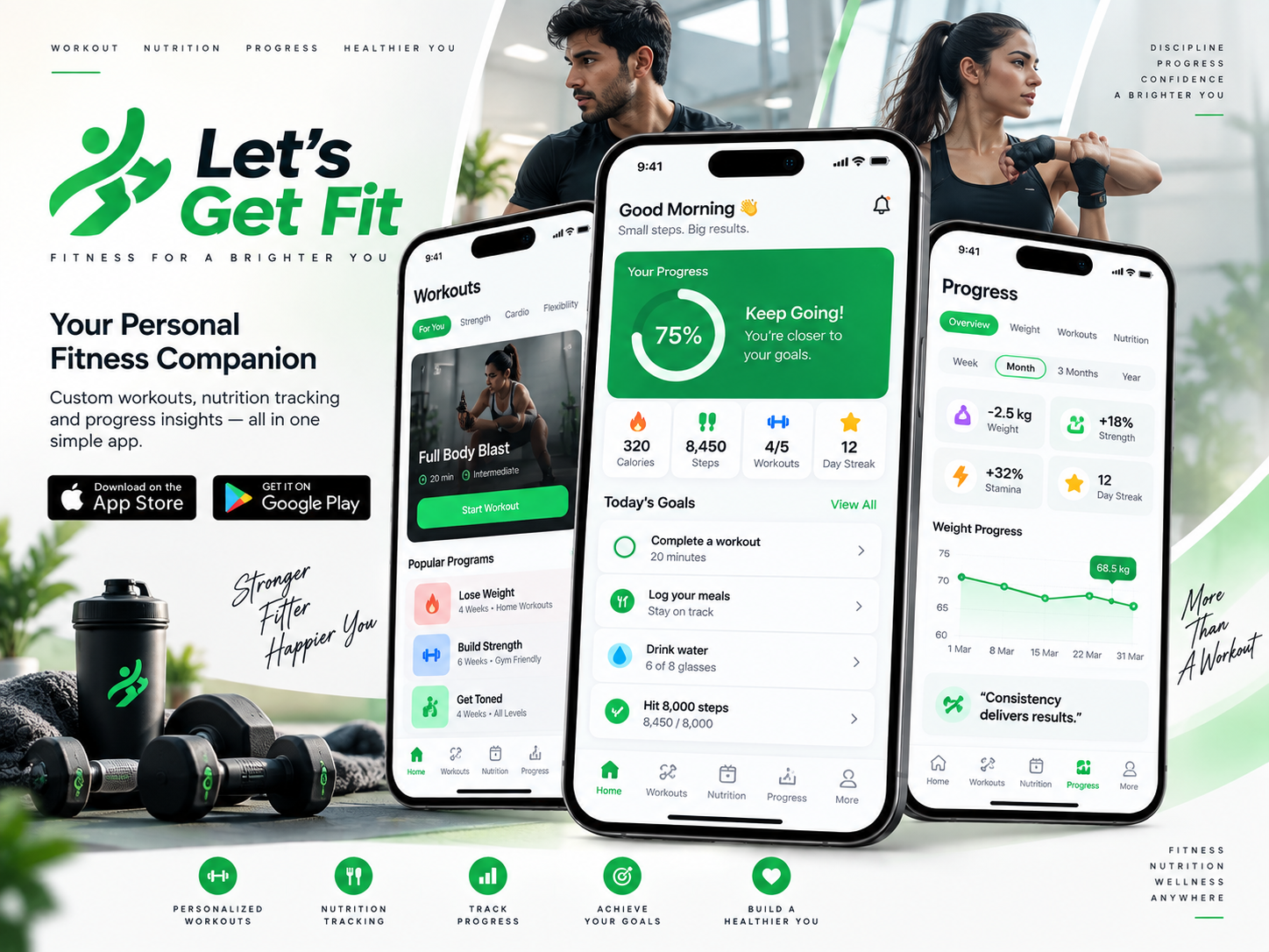 Let's Get Fit project cover